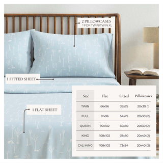 100% Turkish Cotton Flannel Lodge Sheet Sets