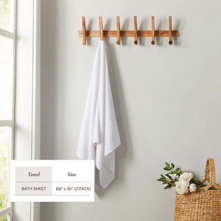 100% Cotton Absorbent & Quick-Dry Bath Towels