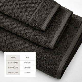 Ultra-Soft 100% Cotton Diamond Waffle Bath Towels