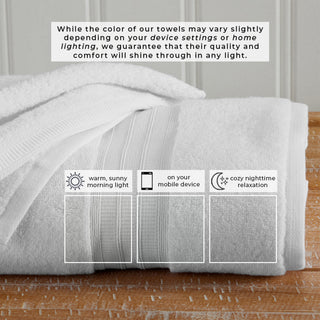 100% Cotton Plush Bath Towel Set