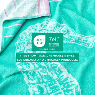 2 Pack 100% Cotton Printed Beach Towel