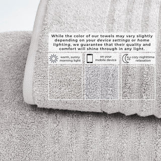Premium Cotton Ribbed Towel Set