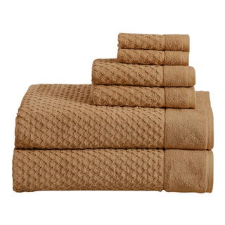 Ultra-Soft 100% Cotton Diamond Waffle Bath Towels