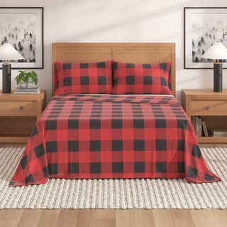 Premium Turkish Cotton Winter-Theme Flannel Sheet Set