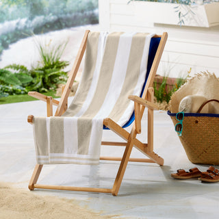 Premium 100% Cotton Cabana Stripe Beach Towels