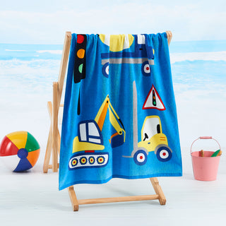 Premium Ultra Soft 100% Cotton Printed Beach Towel for Kids