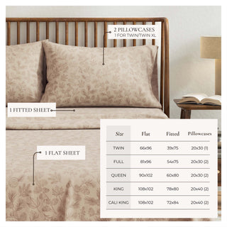 100% Turkish Cotton Flannel Lodge Sheet Sets