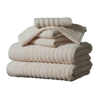 Premium Cotton Ribbed Towel Set
