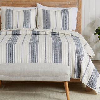 3-Piece Stripe Quilt - Wesley Collection