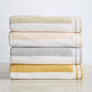 Premium 100% Cotton Cabana Stripe Beach Towels