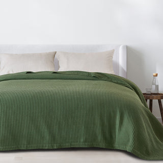 100% Cotton Waffle Weave Blanket