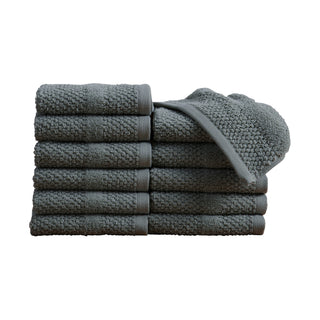 100% Cotton Textured Woven Bath Towel Set