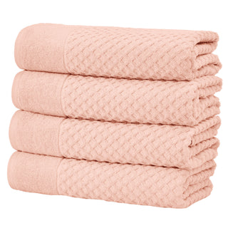 Ultra-Soft 100% Cotton Diamond Waffle Bath Towels