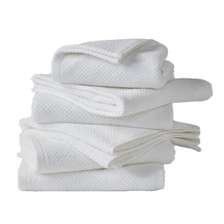 6 Pack Cotton Textured Hand Towels - Acacia Collection