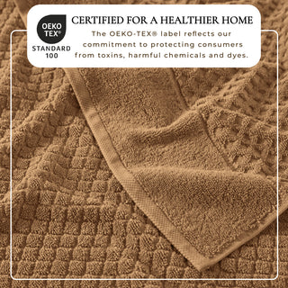 Ultra-Soft 100% Cotton Diamond Waffle Bath Towels
