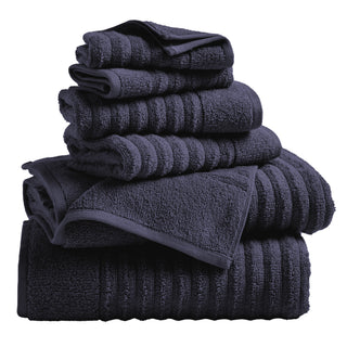 Premium Cotton Ribbed Towel Set