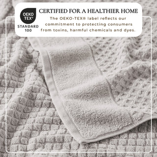 Ultra-Soft 100% Cotton Diamond Waffle Bath Towels