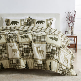 Christmas Down Alternative Comforter and Sham Set