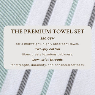 Premium Cotton Decorative Bath Towel Set