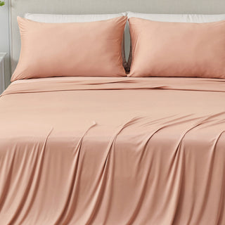 4-Piece Interlock Technology Performance Cooling Sheet Set - Mackenna Collection