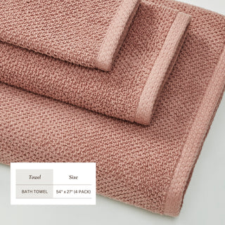100% Cotton Absorbent & Quick-Dry Bath Towels