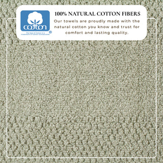 100% Cotton Textured Woven Bath Towel Set