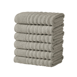 Premium Cotton Ribbed Towel Set