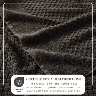 Ultra-Soft 100% Cotton Diamond Waffle Bath Towels