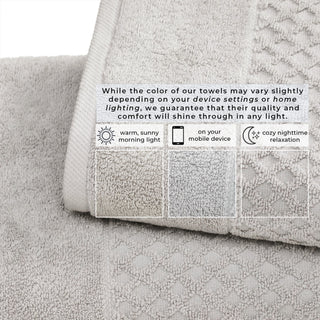Ultra-Soft 100% Cotton Diamond Waffle Bath Towels
