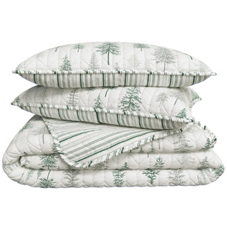 Reversible Lodge Printed Quilt Set with Shams