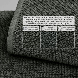 100% Cotton Absorbent & Quick-Dry Looped Bath Towels