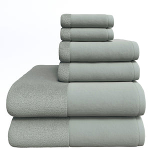 Ultra-Soft Cotton Linen-Like Border Towels