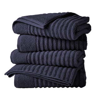 Premium Cotton Ribbed Towel Set