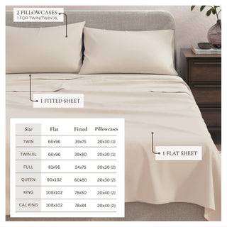 Ultra-Soft Cotton Heathered Melange Jersey Knit Sheet Set