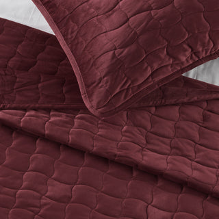 Luxury Velvet Stitched Quilt Set