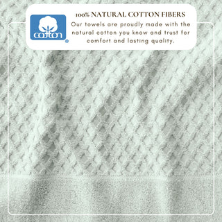 Ultra-Soft 100% Cotton Diamond Waffle Bath Towels