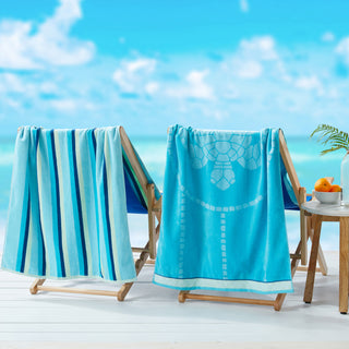 2 Pack 100% Cotton Printed Beach Towel