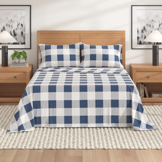 Premium Turkish Cotton Winter-Theme Flannel Sheet Set
