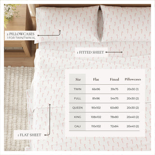 Premium Turkish Cotton Winter Lodge Flannel Sheet Set