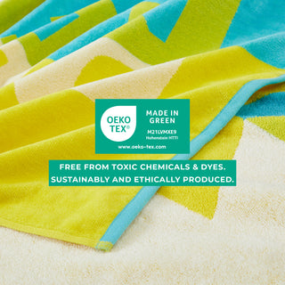2 Pack 100% Cotton Printed Beach Towel