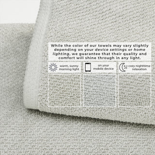 100% Cotton Absorbent & Quick-Dry Looped Bath Towels