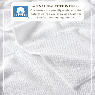 100% Cotton Absorbent & Quick-Dry Looped Bath Towels