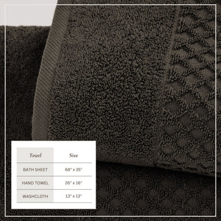 Ultra-Soft 100% Cotton Diamond Waffle Bath Towels