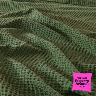 100% Cotton Waffle Weave Blanket