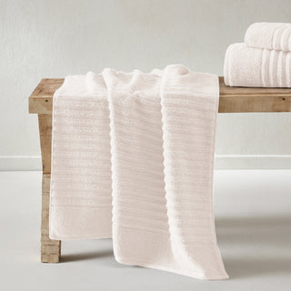 Premium Cotton Ribbed Towel Set