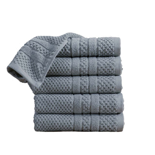 100% Cotton Checkered Bath Towel Set