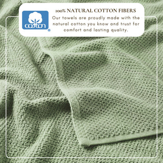 100% Cotton Absorbent & Quick-Dry Looped Bath Towels