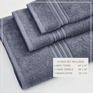 Soft Cotton Quick-Dry Everyday Towel Set