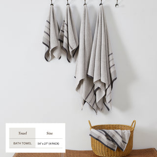 Premium Cotton Decorative Bath Towel Set