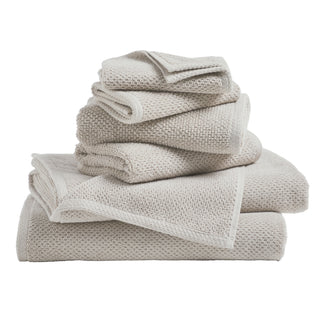 6-Piece Cotton Textured Bath Towel Set - Acacia Collection